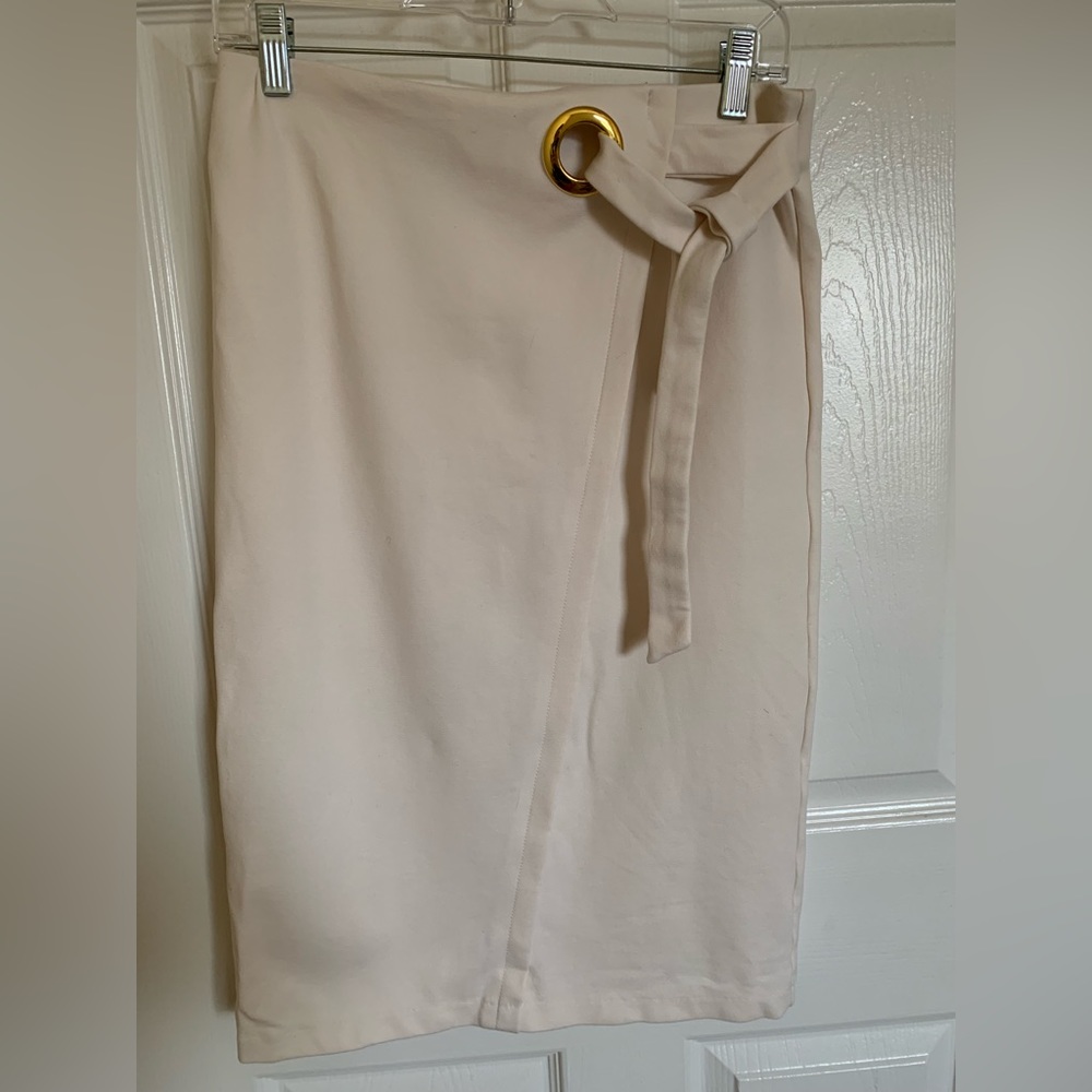 White Skirt with tie